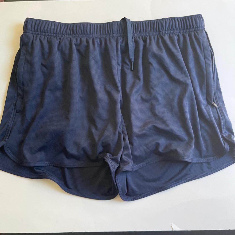 MIER Running Shorts Mens XL Navy Blue Lined Athletic Gym‎ Pockets Activewear